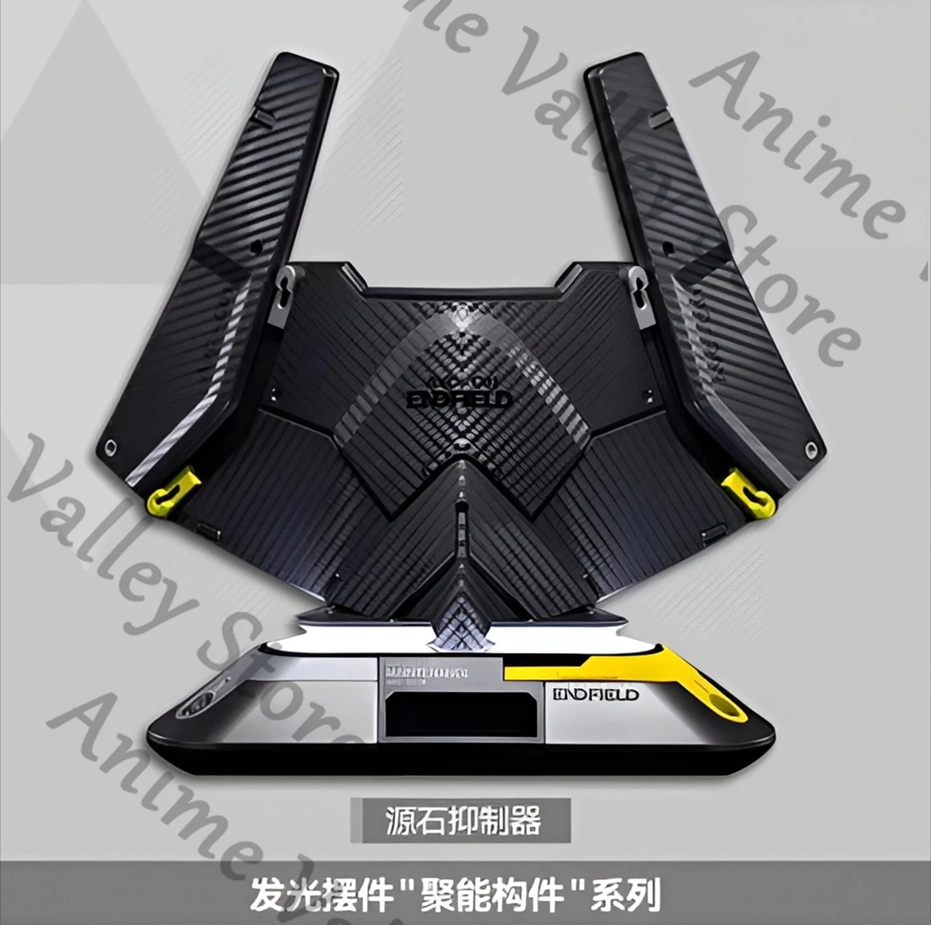 Anime Genuine Arknights: Endfield Energy Accumulator Cosplay Luminous Desktop Ornament Cartoon Face Mask Standing Sign Gift