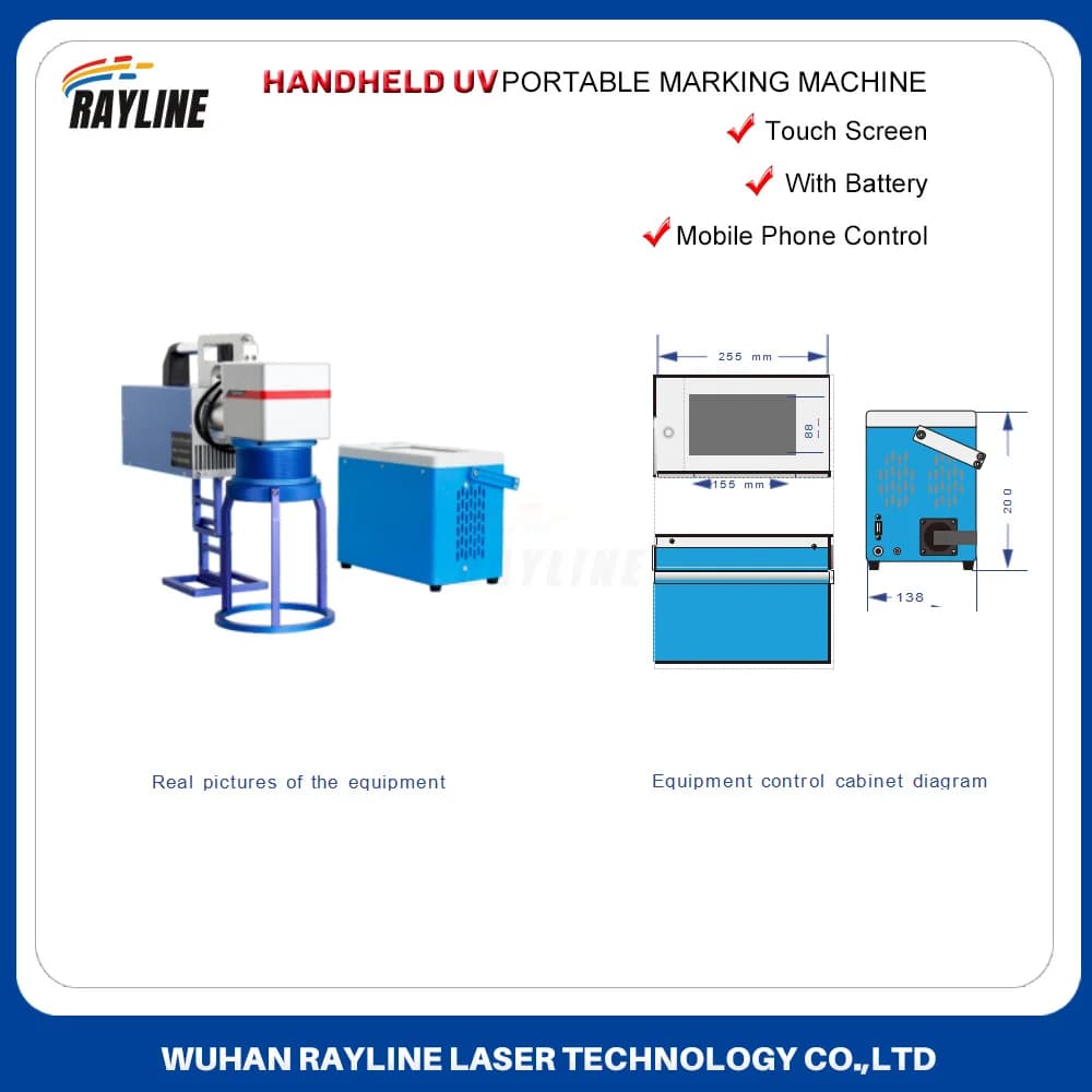 Nuova macchina per marcatura laser universale UV Macchina per incisione in fibra 355nm per vetro Legno PVC Acciaio inossidabile Tutti i materiali 3W 5W
