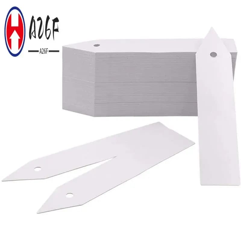 Labels for Plants A26F, Plastic Plates for Vivary and Garden, Vase Markers (1500 Pieces, White)