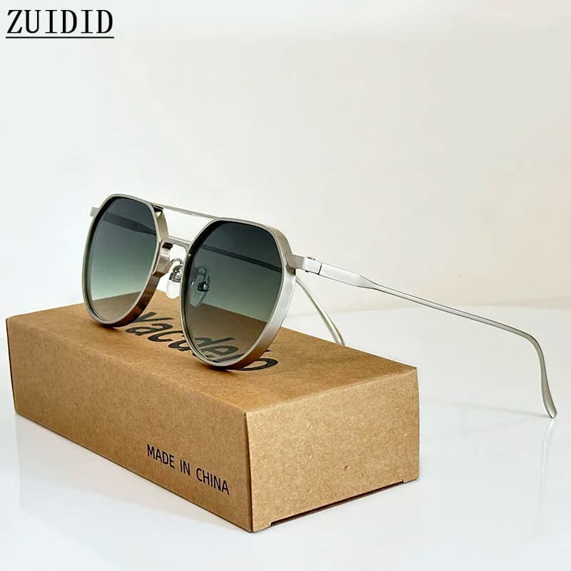 Oval sunglasses for men 2024 Vintage fashion glasses Women's Trendy and fashionable Retro Gafas De Sol Hombre sunglasses