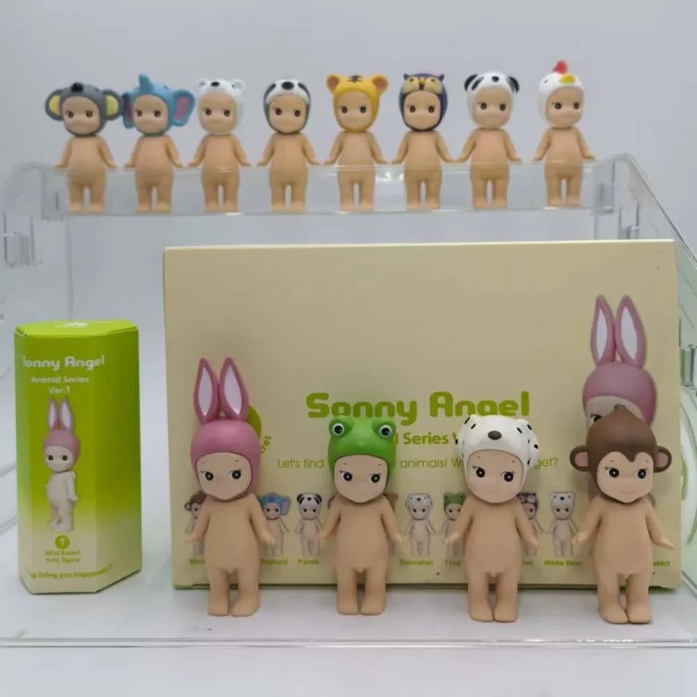 Sonny Angel Animal Ver.1 Blind Box - Bambola Decorativa da Scrivania, Regalo di Natale e Compleanno, Sorpresa Misteriosa, Simpatici Oggetti da Collezione