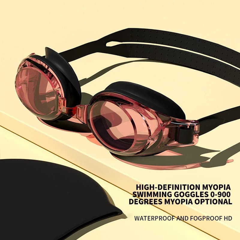 High-definition swimwear for adults Swimming glasses for men and women for waterproof flat light and anti-fog
