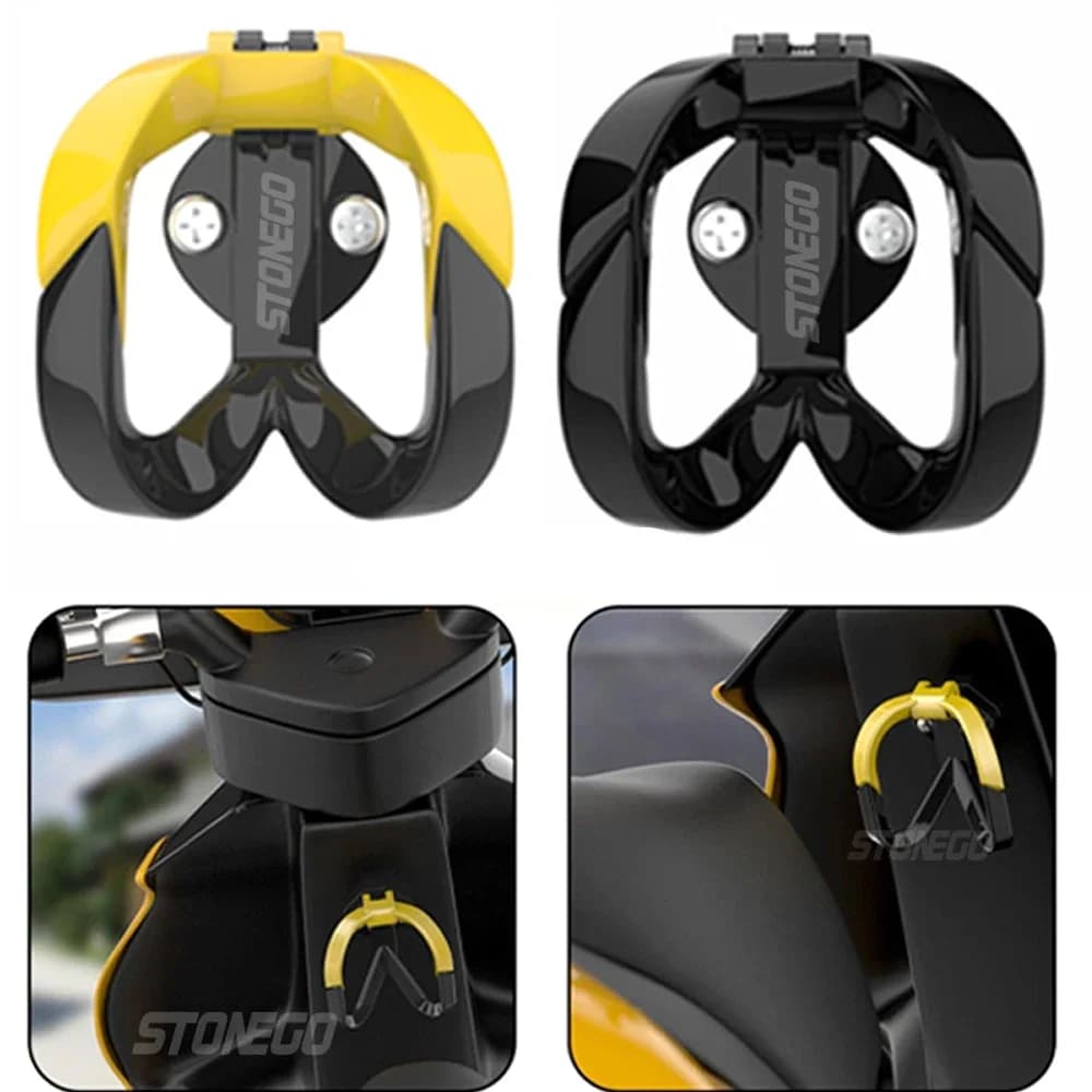 STONEGO Doppio Gancio Moto Ciclomotore Scooter Elettrico Universalmente Appendere Borsa Artiglio Gancio Gancio in Lega di Alluminio Gancio in Metallo Accessori