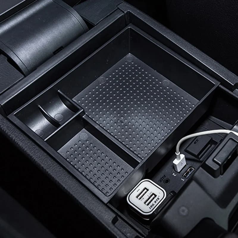 Car second Center Console bracciolo Storage Box guanto Organizer vassoio ABS adatto per Mazda 3 Axela 2013 2014 2015 2016 2017