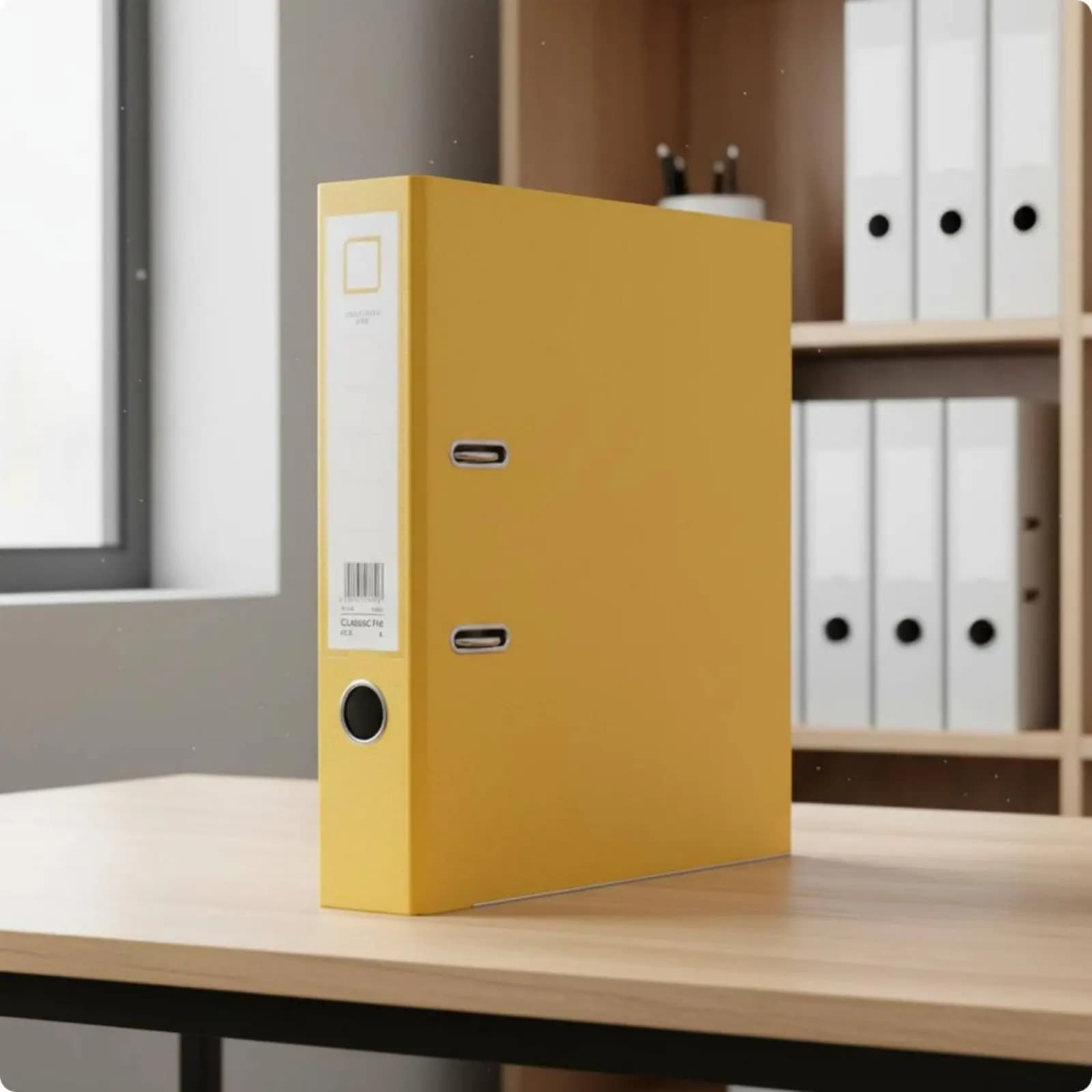 A4 Loop Binder Thickened 2 Hole Binder Thick File Folder Heavy Duty Office Storage for Document Filing, School