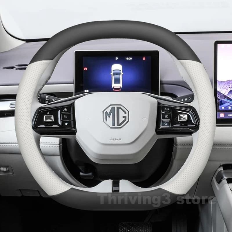 Coprivolante in Pelle per MG 4 EV MG Mulan 2022-2025 2026, Accessori Auto per Interni MG 4 EV 2025