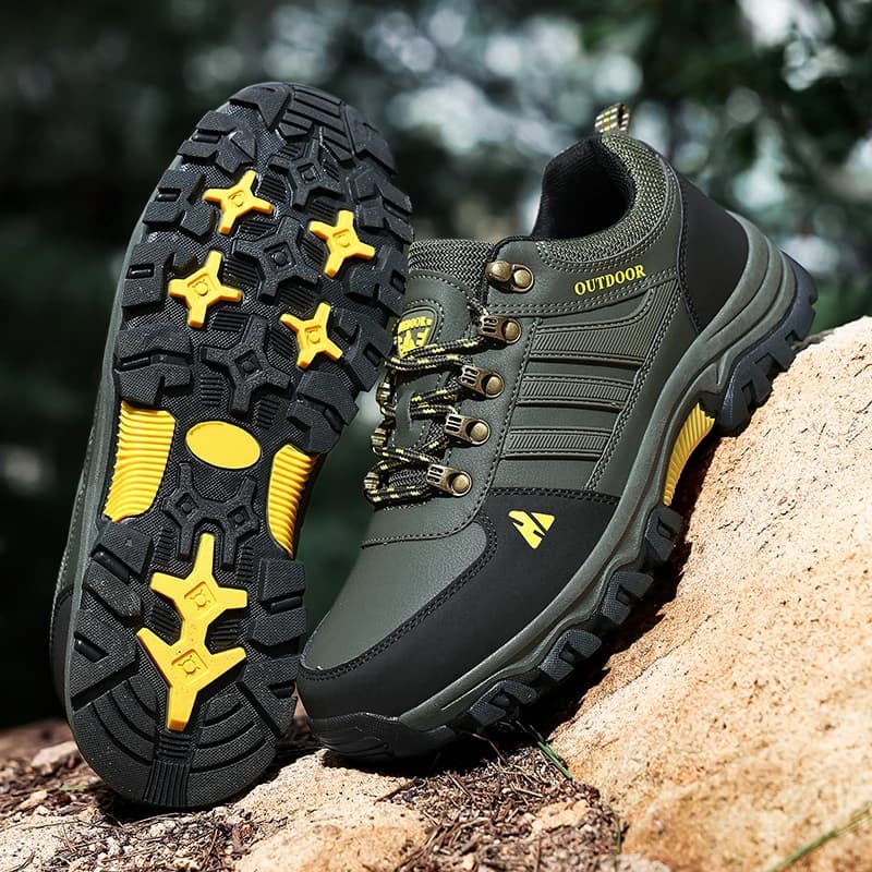 Stivali alti Scarpe da uomo Outdoor Durevoli Stringate Scarpe basse da uomo morbide Comode scarpe da trekking traspiranti con suola spessa da uomo