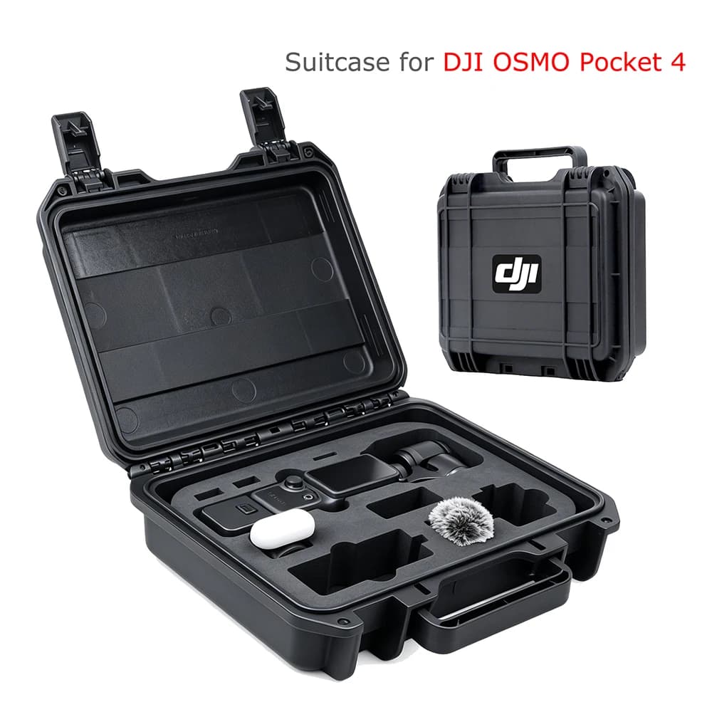 Portable Hard Carrying Case For DJI OSMO Pocket 4 Pro Waterproof Box Travel Carrying Suitcase Explosion-Proof Storage Bag