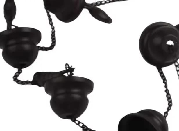 2.4M Mobile Iron Bird Outdoor Rain Chain Decor Attached Hanger Wind Chimes Bells Gardening Tool Accessories