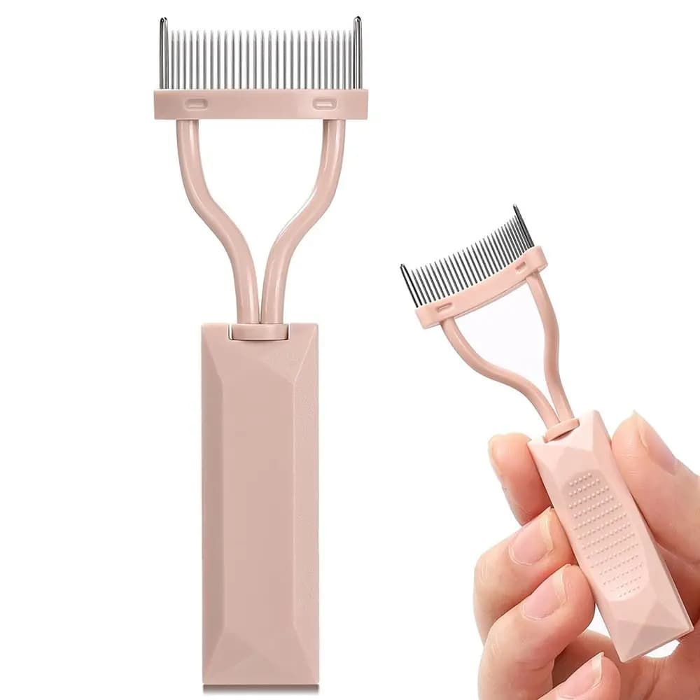 Wallet comb for Eyelash, Universal Arcuate Separator, Mascara Applicator, Cosmetic Brush for Personal Eye Care