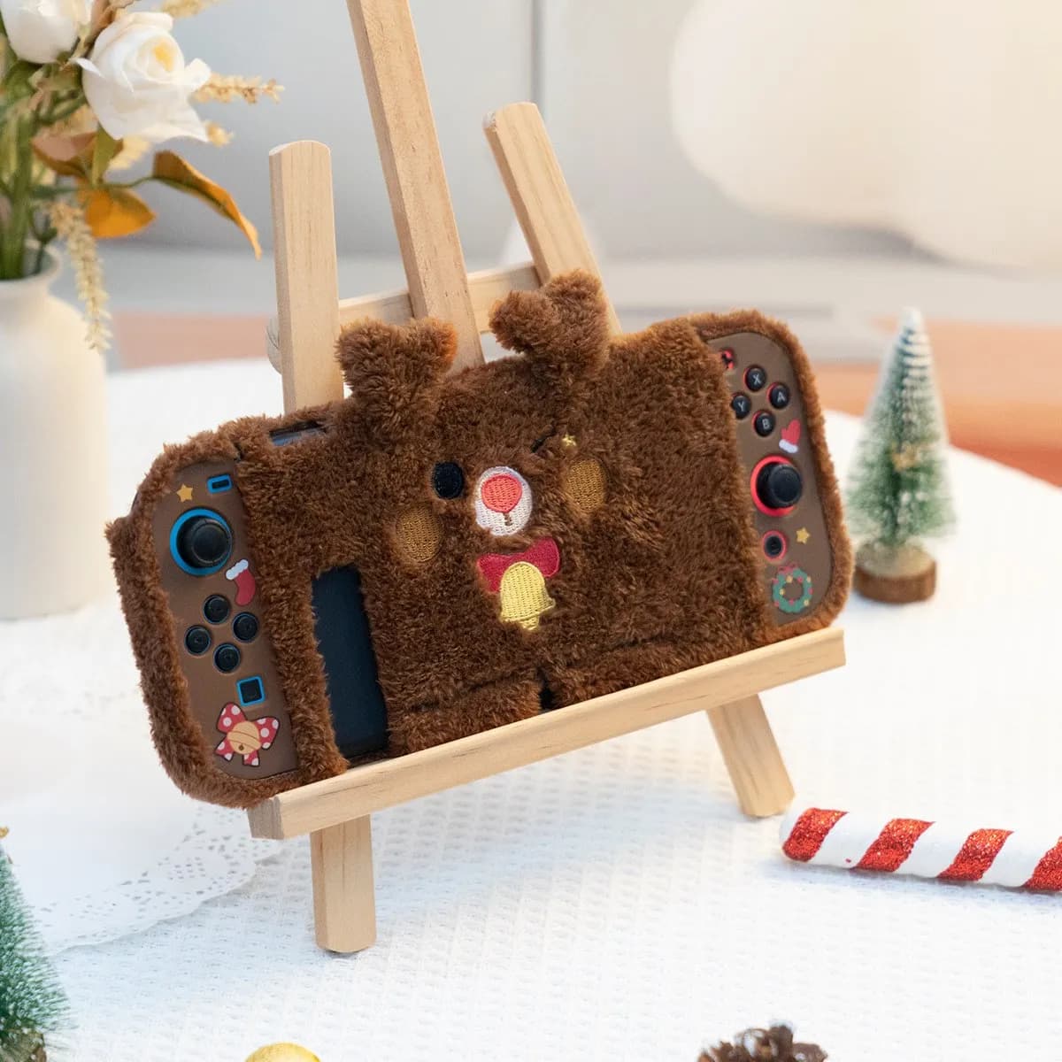 Custodia GeekShare per Nintendo Switch Kawaii peluche Bear Shell NS Joy-con Split Design Cover Switch custodie protettive per Console di gioco
