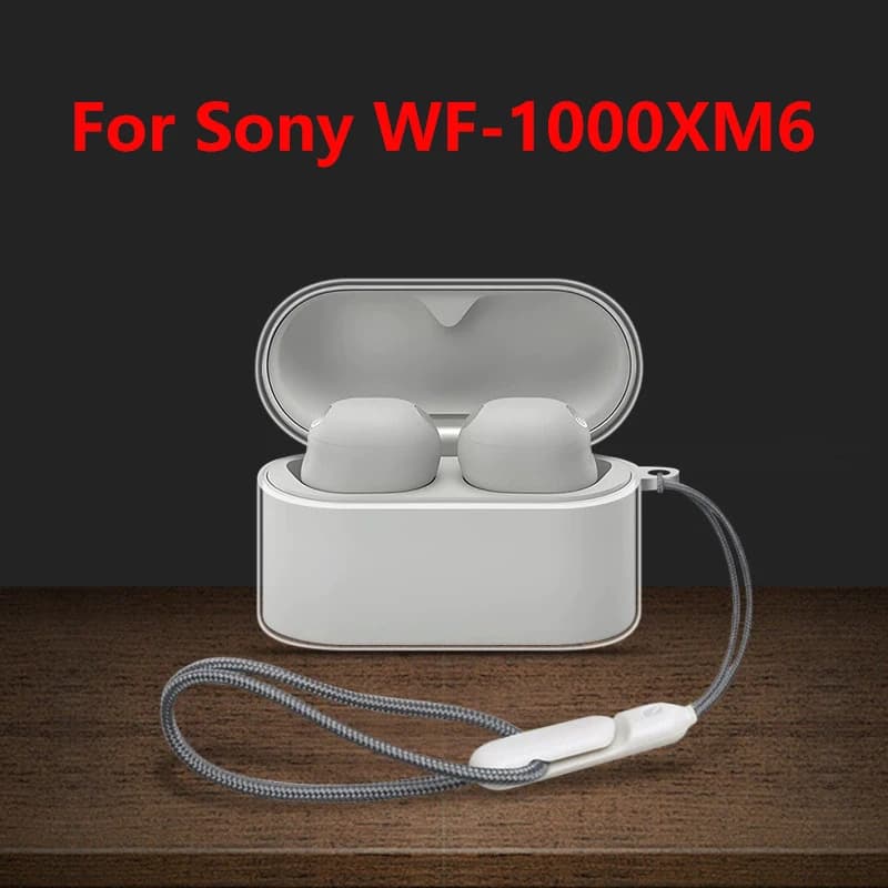 Nuova Custodia Protettiva Trasparente Antiurto Antipolvere per Auricolari Wireless Sony WF-1000XM6 (Modello 2026)