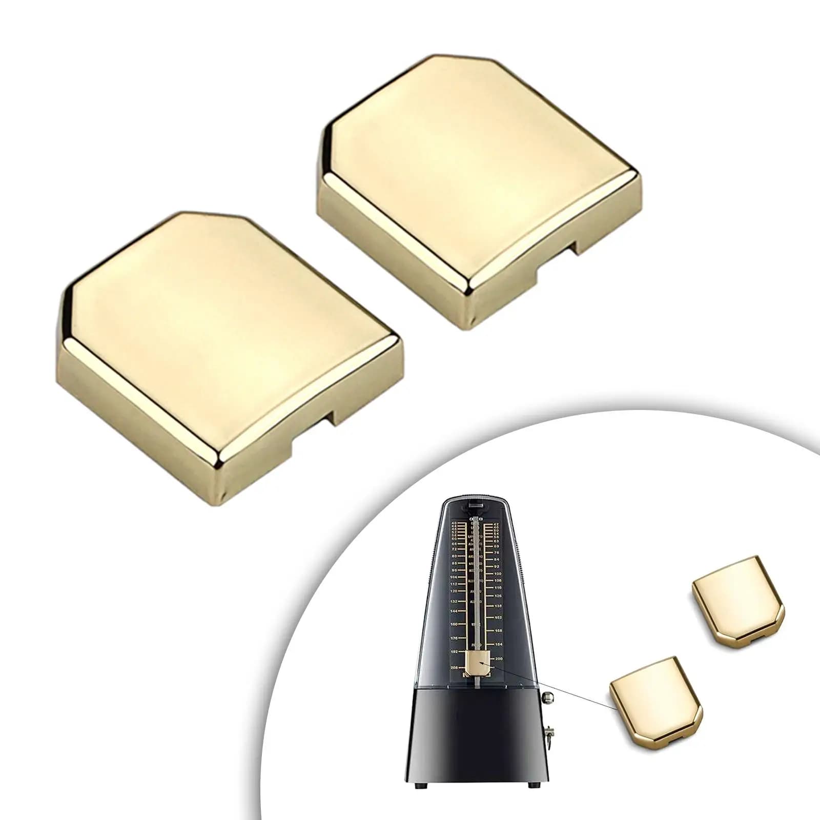 2 pezzi metronomo pendolo metronomo meccanico portatile strumenti musicali accessori per pianoforte violino basso ukulele chitarra
