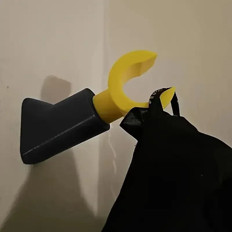 Gancio da parete creativo stampato in 3D senza perforazione Gancio portaoggetti multifunzionale per appendere cuffie Zaini Decorazione della casa