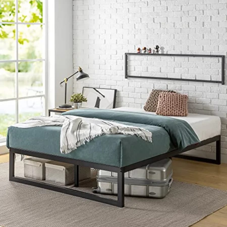 Abel metal bed base with steel slats, does not require spring mesh, easy to mount, Queen size