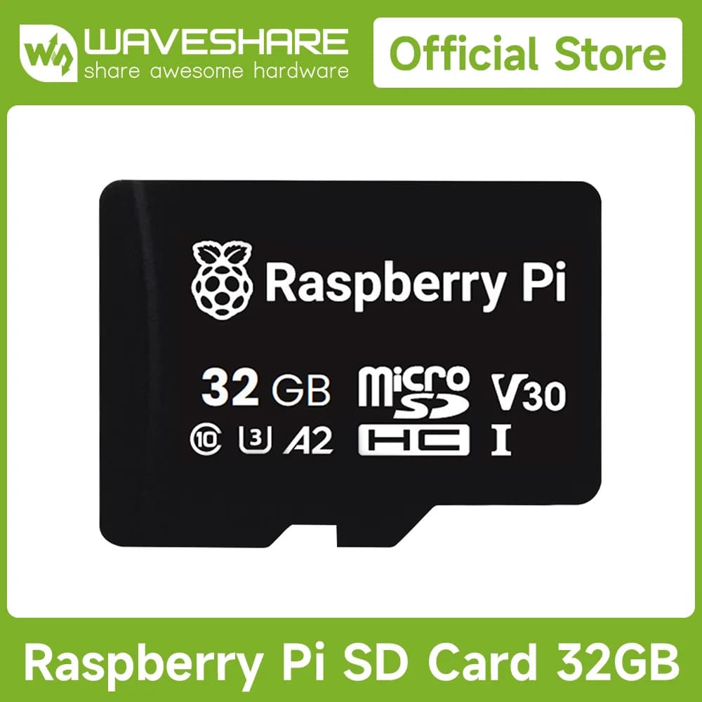 Official Raspberry Pi Class A2 SD Card, Compatible With microSDHC-supporting And microSDXC-supporting Host Devices, 32GB / 64GB