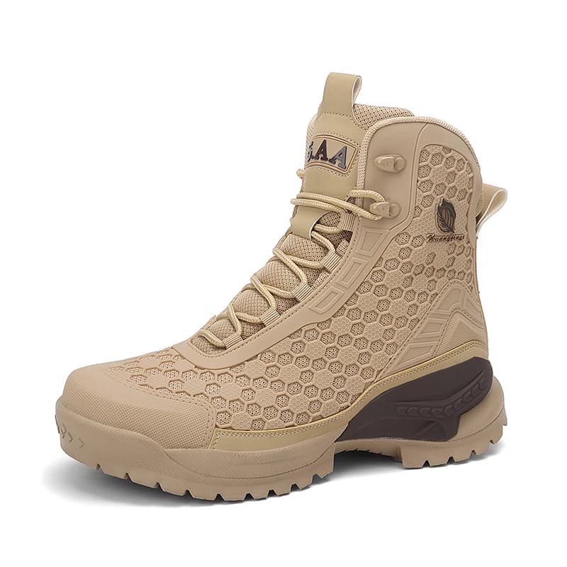 Classic Brand Comfortable High Top Outdoor Hiking Shoe Top Quality Wearable Mountain Climbing Boot Anti Slip Trekking Sneakers