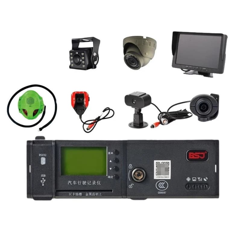 Dashcam 4K a 3 Canali, Sistema di Sicurezza per Auto con Tracker Offline, Telecamera e Registratore DVR 4G Online per Veicoli