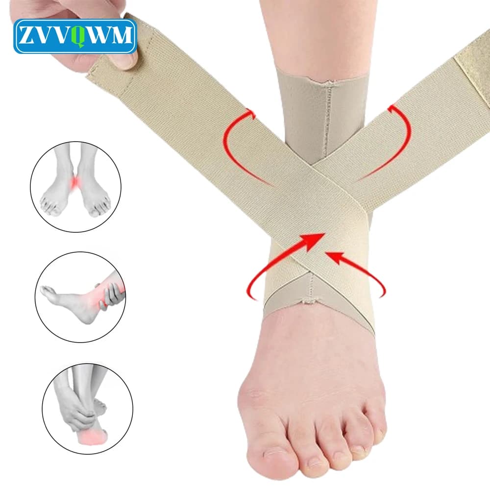 1 pz compressione cavigliera stabilizzazione donna uomo tendinite d'achille calzini gonfiore corsa supporto caviglia sport dolore articolare