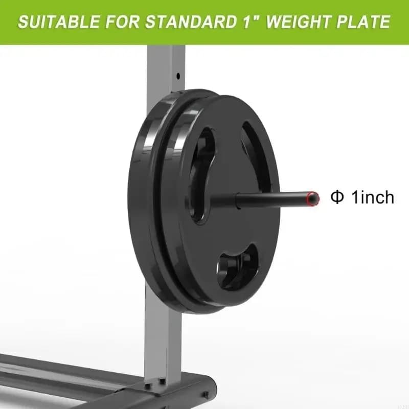 Supporto per piastra per pesi fitness Rack stoccaggio per pesi ricambio Accessori per rack per squat Rack stoccaggio