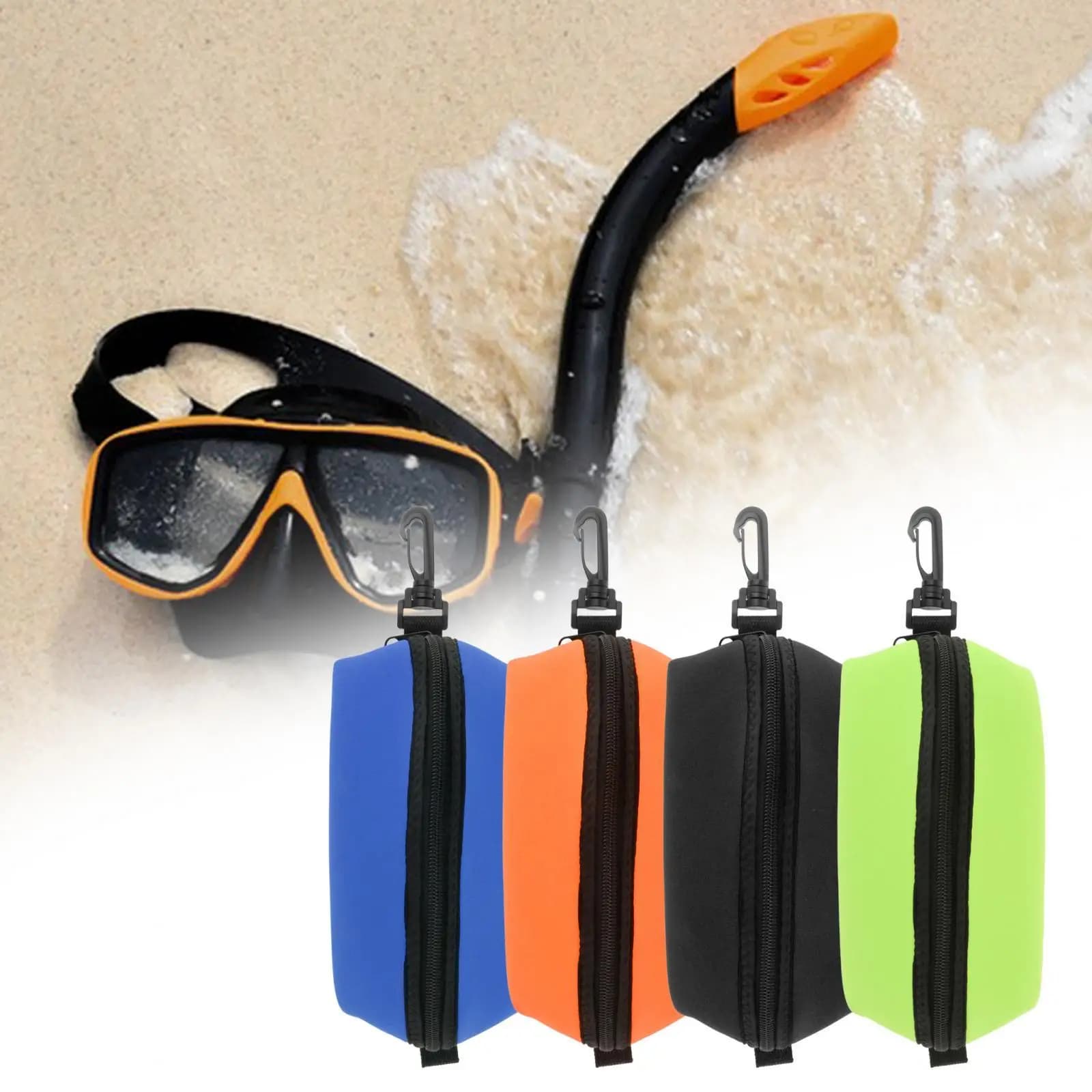 Underwater mask case Neoprene underwater mask case for computer watch Diving glasses, Snorkeling glasses, Snorkeling glasses