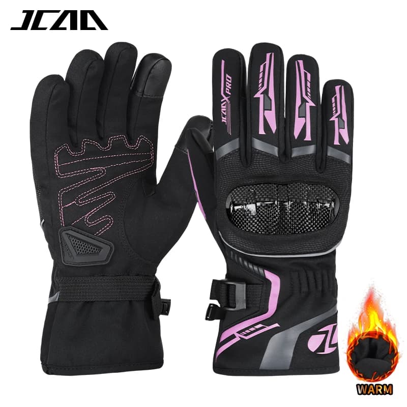 Waterproof Thermal Fall/Winter Motorcycle Gloves Touchscreen Motocross Riding Glove for Men Windproof Non-Slip Gear Gloves
