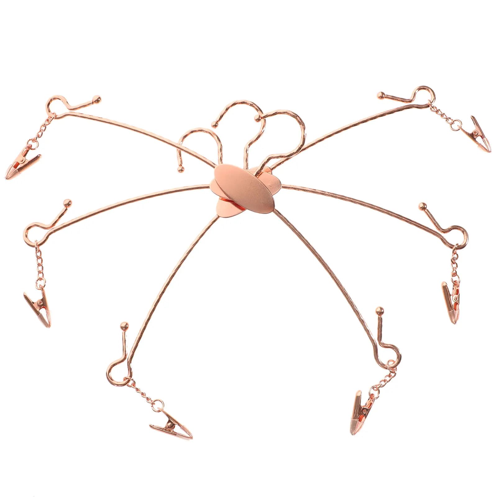 10 Pezzi Ganci Appendiabiti Antiscivolo per Reggiseni, Organizzatore per Lingerie, Clip per Vestiti, Supporto per Armadio, Organizzatore per Reggiseni e Canotte da Donna