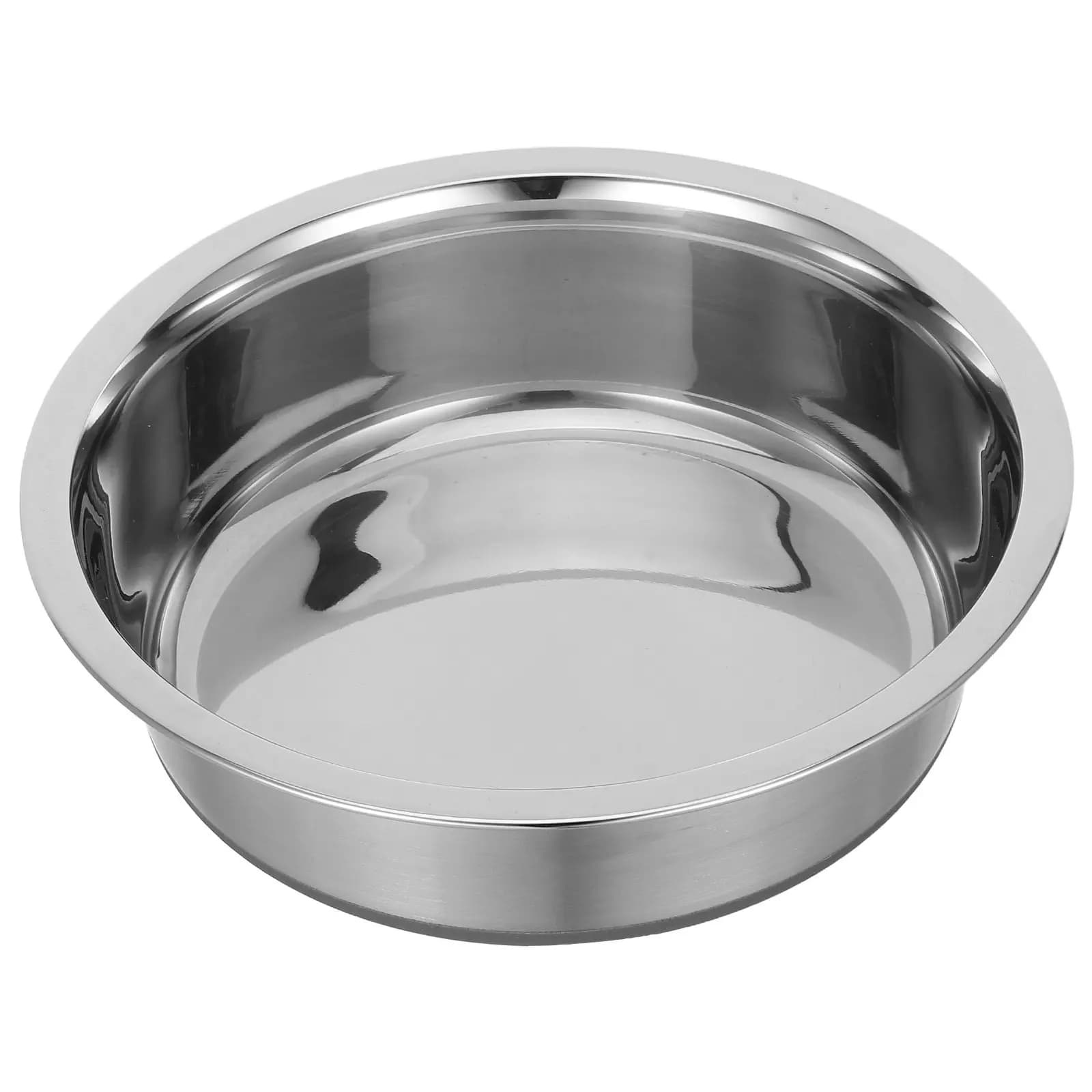 7.1x2in Stainless Steel Dog Bowl for Food and Water Feeding Bowl Non Slip Silicone Bottom Pet Food Container for Cat or Dog