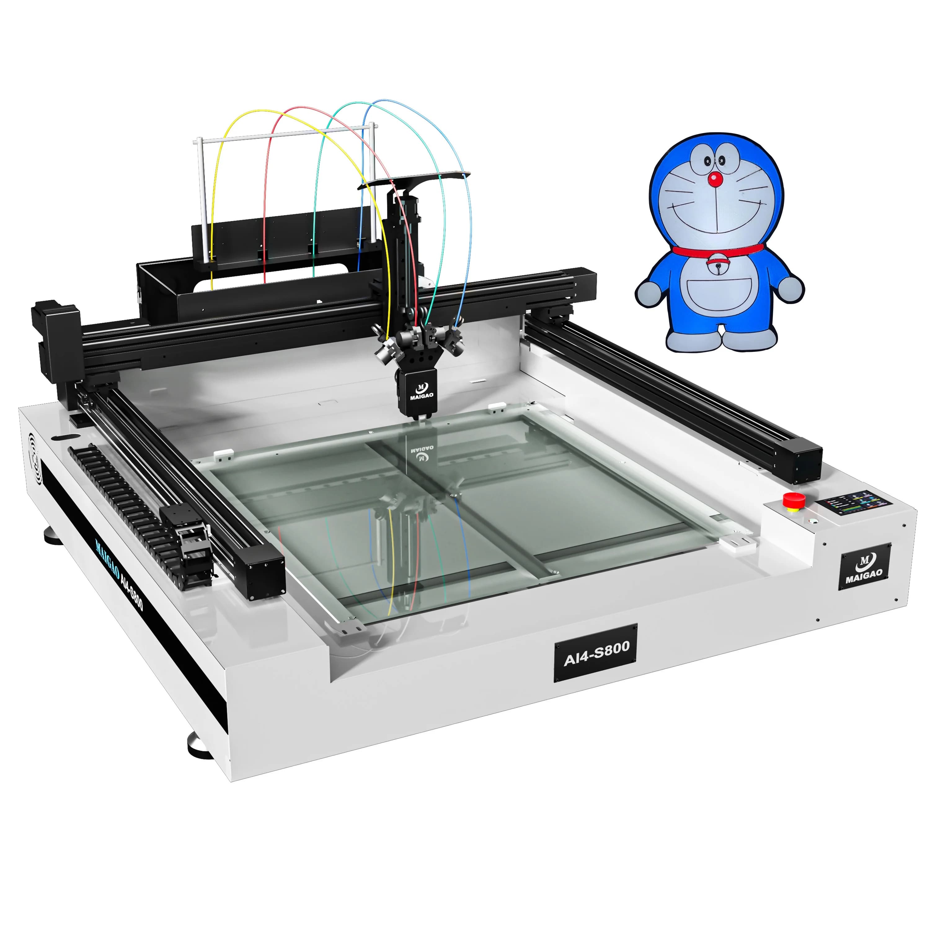800mm 1200mm Special Offer Four Colors Big Size Outdoor Signage 3D Printer Machine 3D Sign Board Letter Making