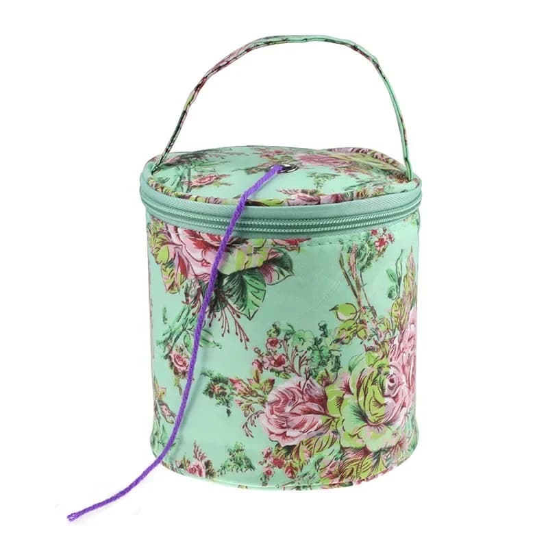 Borsa Vuota per Conservazione Filati, Organizer per Gomitoli di Uncinetto, Kit Accessori per Cucito, Regalo per Donne