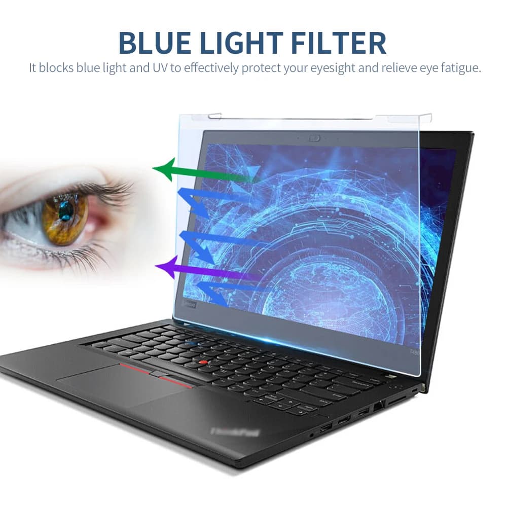 Pellicola salvaschermo per Laptop che blocca la luce blu pellicola anti-uv ad alta trasmittanza per Laptop da 12.5 "13.3" 14 "15.6'' 17.3 "16:9