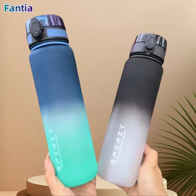 Water bottle - Capacity 1000 ml/600 ml/750 ml Outdoor camping gym Suitable for holidays Birthday gift