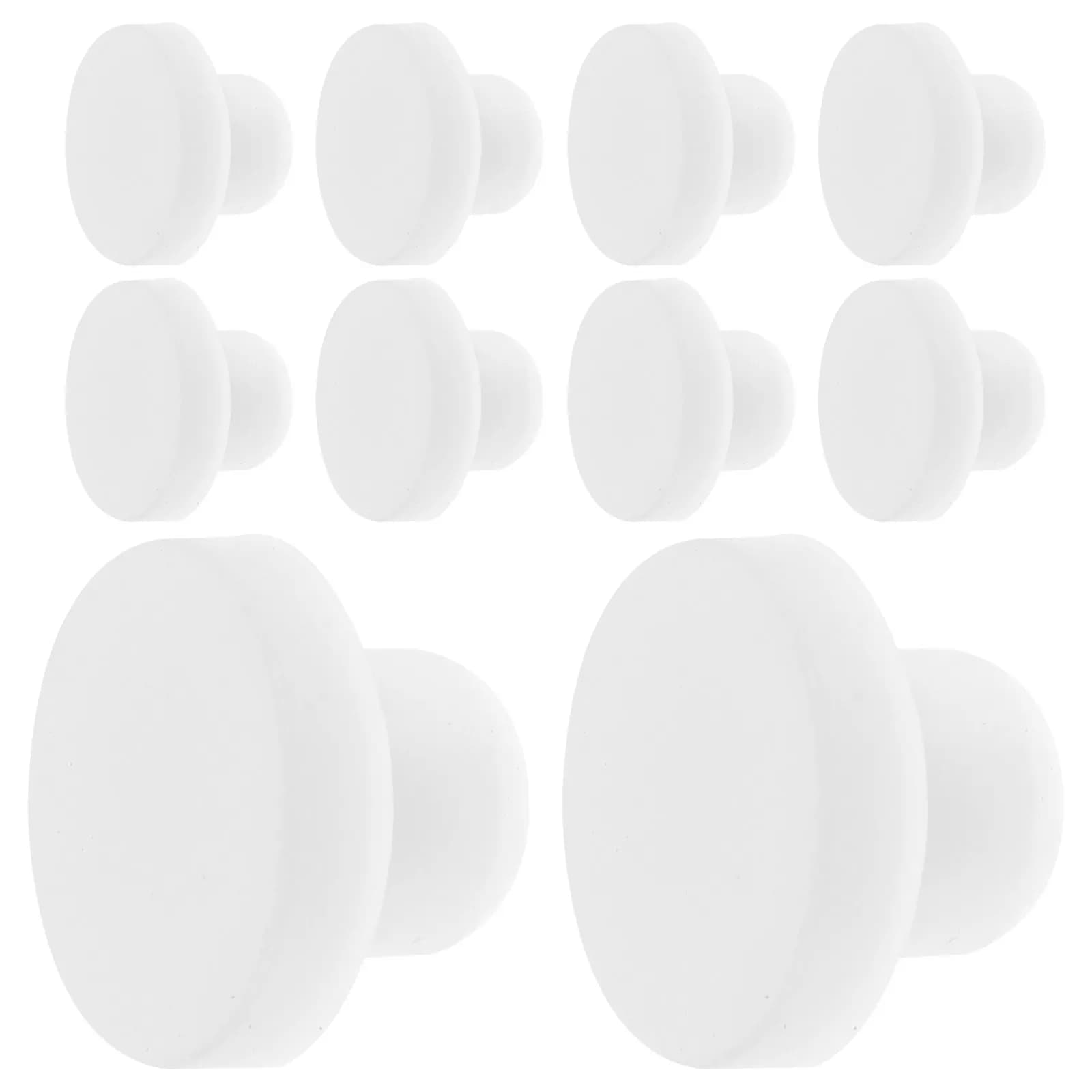 10 Pezzi Tappi in Silicone Riutilizzabili Universali per Bottiglie, Sigilli per Barattoli di Vino, Sale e Pepe, Antigoccia, Accessori per Cucina e Bar, Grado Alimentare