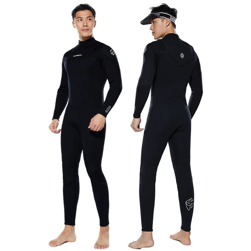 Uomo Donna Mute in neoprene 3/2MM Tuta da surf Kitesurf Snorkel Costumi da bagno Inverno Protezione solare Protezioni Pesca subacquea Scuba Dive