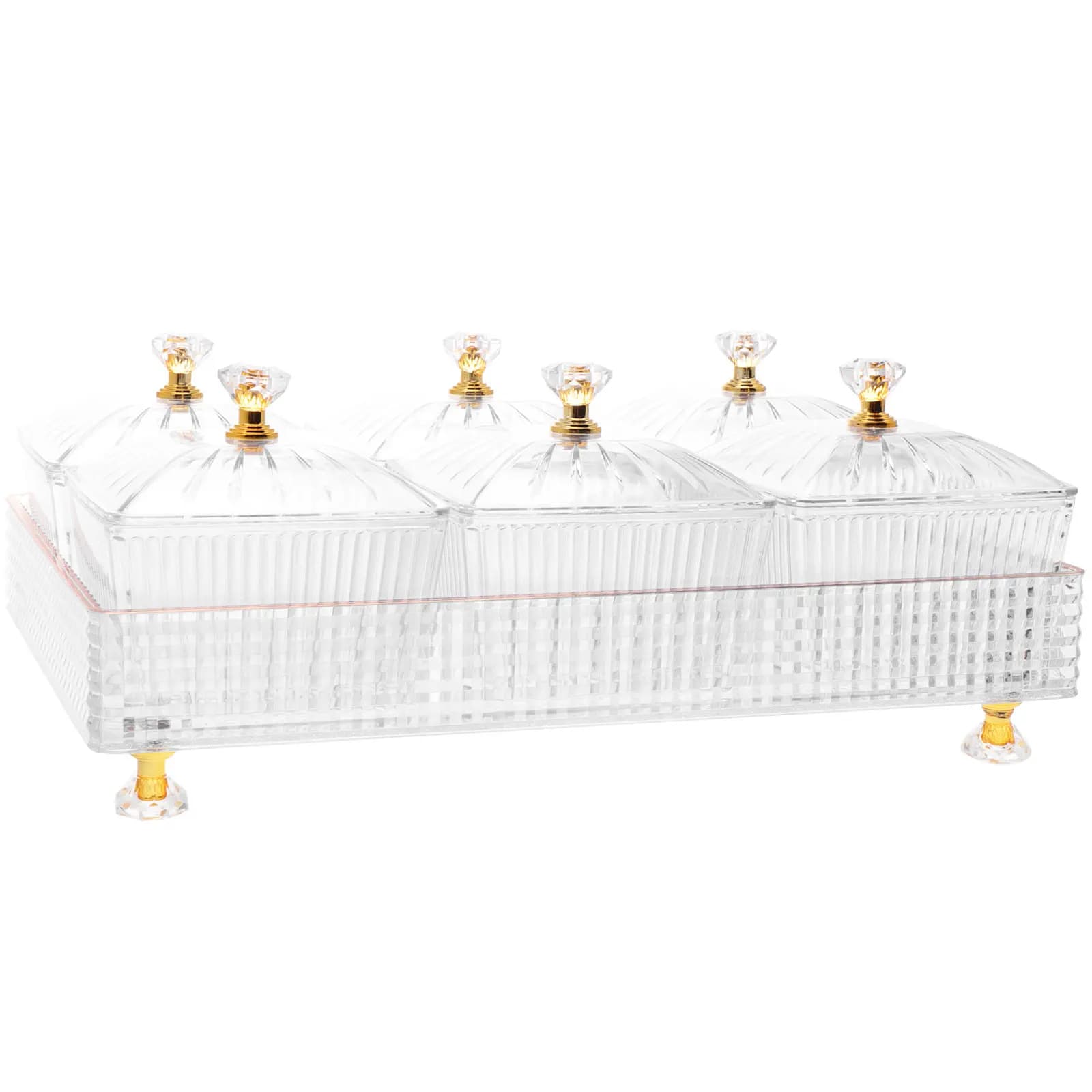 Set di 1 Piatto per Servire Snack, Vassoio Espositore per Caramelle, Frutta Secca, Cioccolato, Noci, Dessert, per Uso Domestico, Cucina, Feste, Ufficio