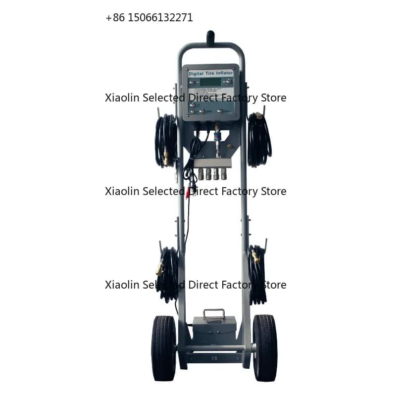 Compressore d'Aria per Pneumatici con Manometro Digitale, Gonfiatore e Sgonfiatore per Auto 220V 110V, 4 Tubi, Gonfiatore Digitale per Ruote