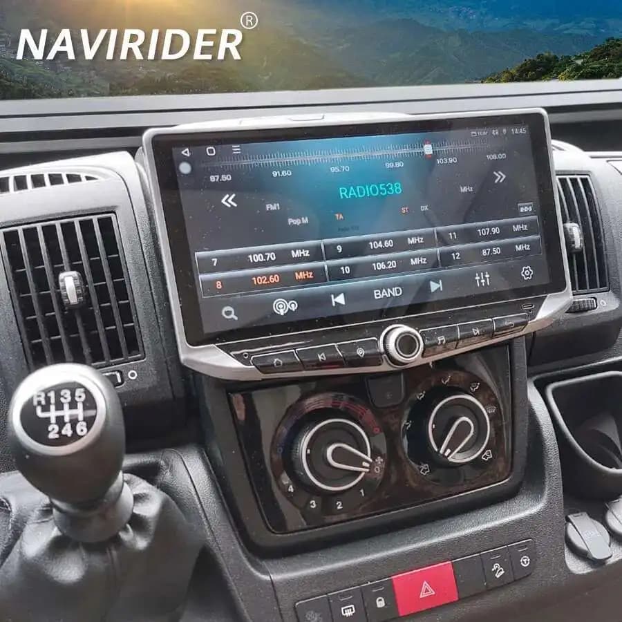 Schermo Qled da 10.88 pollici android 14 Multimidia Autoradio per FIAT DUCATO 2016 2017 2018 2022 Radio WIFI Bluetooth CarPlay GPS DSP