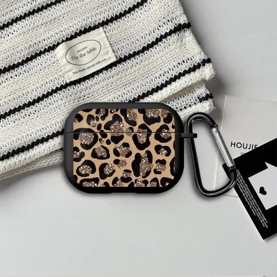 Simple Leopard Print Case For Airpods 1 Pro Pro3 4 2 3 Pro2 Earphone Cases Cover
