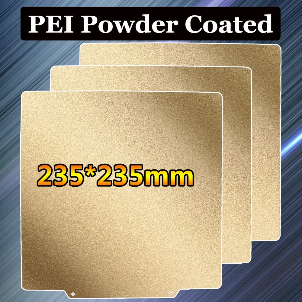 PEI Plate for Elegoo Neptune 4 Build Plate Double Sided Spring Steel Sheet for Elegoo Neptune 3 Pro 3D Printer Heated Bed