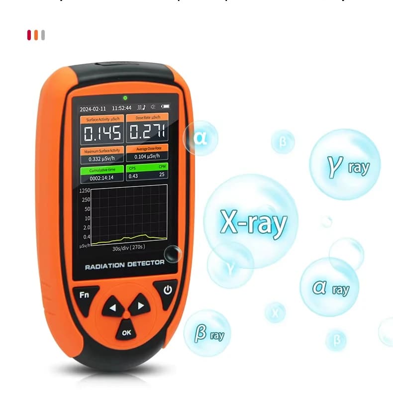 Aikesi Radiazioni nucleari Contatore Geiger Lnd 7311 Sensore Finestra di mica Rilevatore di raggi X Alpha Beta Gamma Rilevatore radon