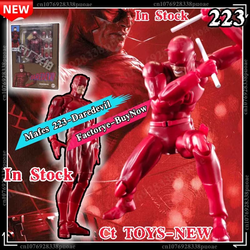 Disponibile: Figura Ct Toys Daredevil Mafex 223 Versione Fumetto, Action Figure Anime SHF, Statuetta Modello, Regalo Personalizzato, Giocattoli per Bambini