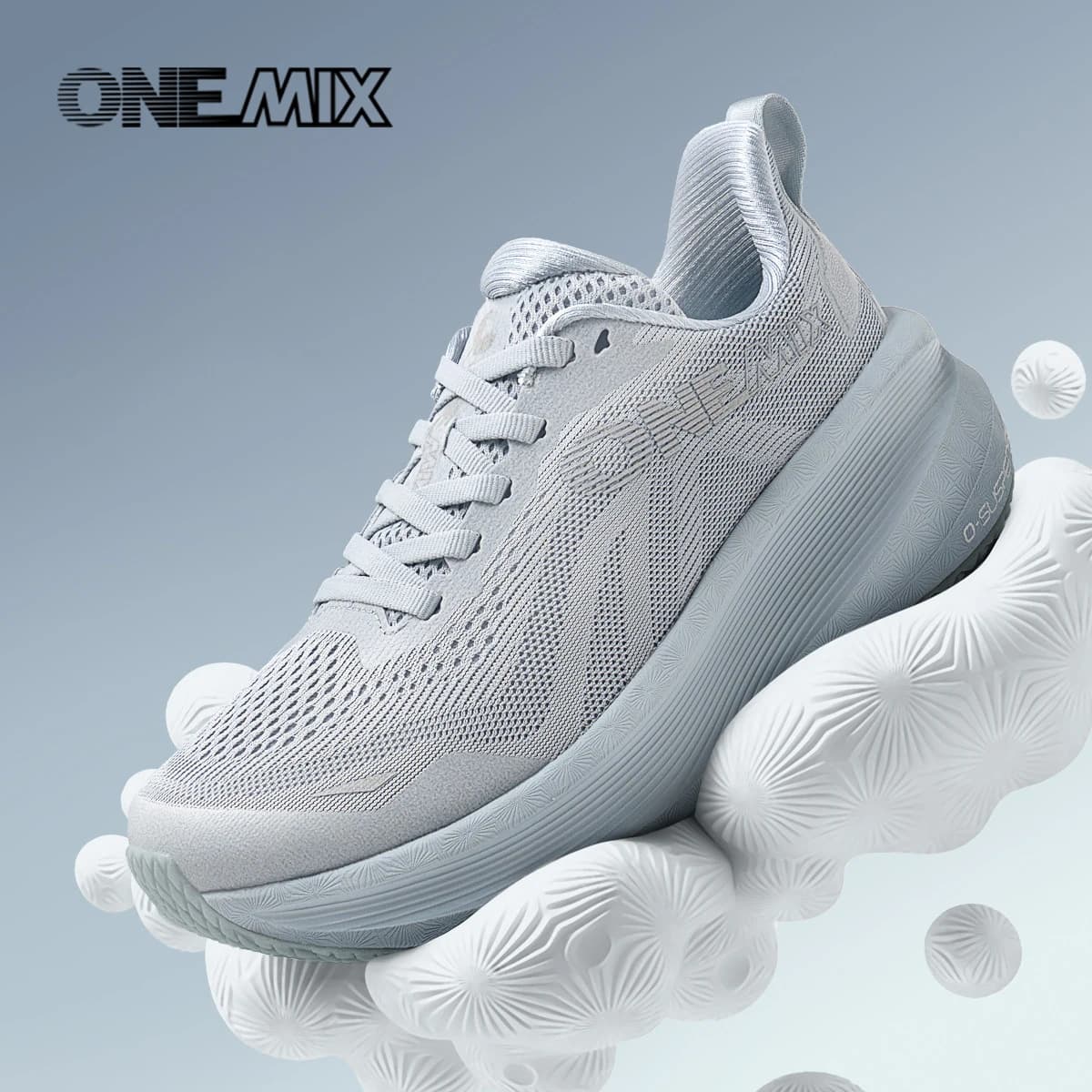 ONEMIX New Women Commuting Fitness Sports Shoes Versatile Mesh Shock-Absorbing Running Shoes Lightweight Breathable Man Sneakers