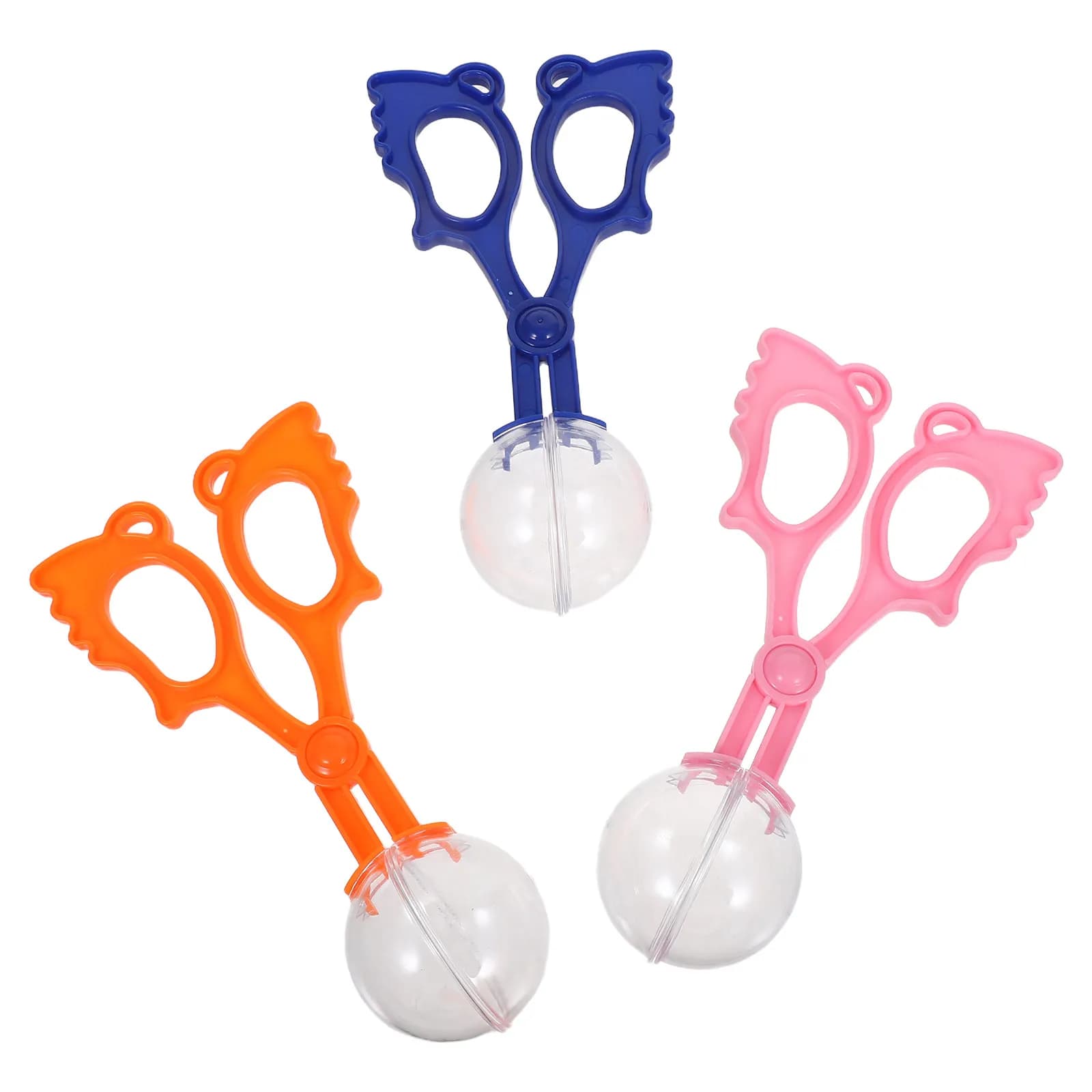 Set di 3 Pinze Colorate per Catturare Insetti, Attrezzi Educativi per Bambini, Divertenti Forbici per Catturare Insetti all'Aperto