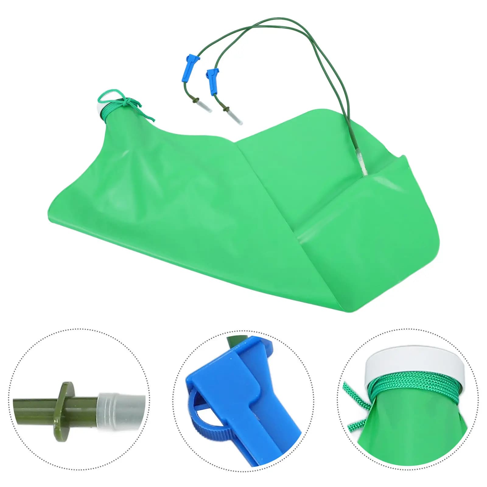 Garden Tree Water Bag Adjustable Slow Release Drip Irrigation System Reusable Eva Material Dual Outlet Hose Cap for Trunk