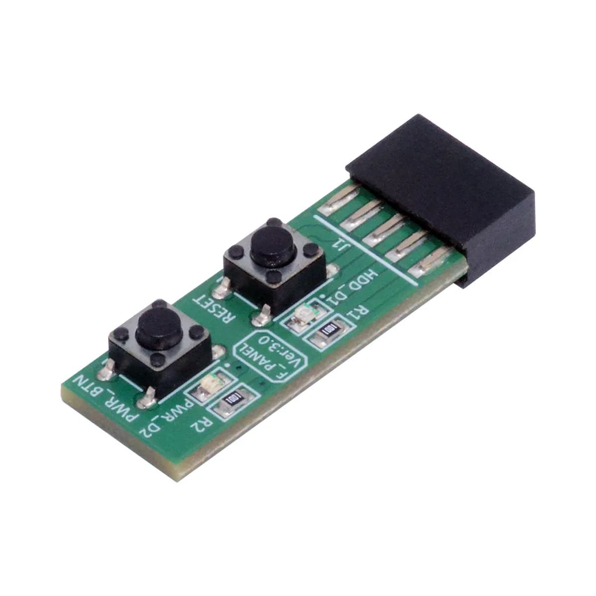 10Pin 2x5Pin Reliable PC Assembly Tool Motherboard Switching Tester Switching Adapter with Accessories Button Restore
