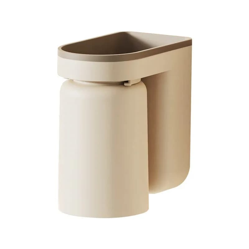Portaspazzolino Magnetico da Parete, Organizzatore per Bagno Senza Foratura per Spazzolini e Dentifricio