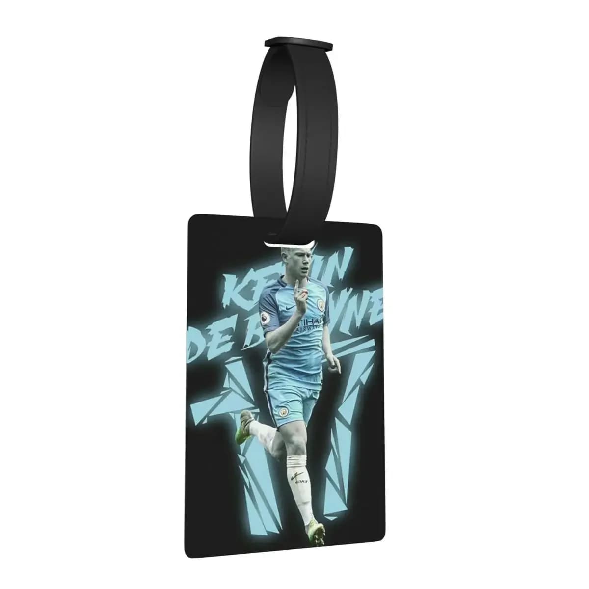 Kevin De Bruyne Design Etichette per bagagli Accessori per valigie Viaggio Carino Bagagli Etichetta d'imbarco Porta etichette ID Nome Indirizzo
