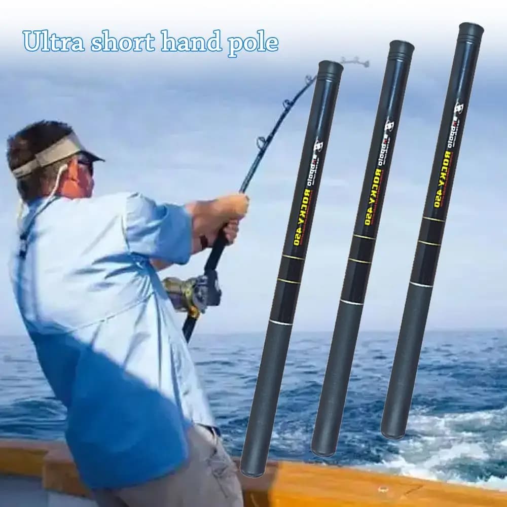 SuperHard Ultralight Travel Stream Hand Pole Fishing Tackle Telescopic Fishing Rod Carp Feeder