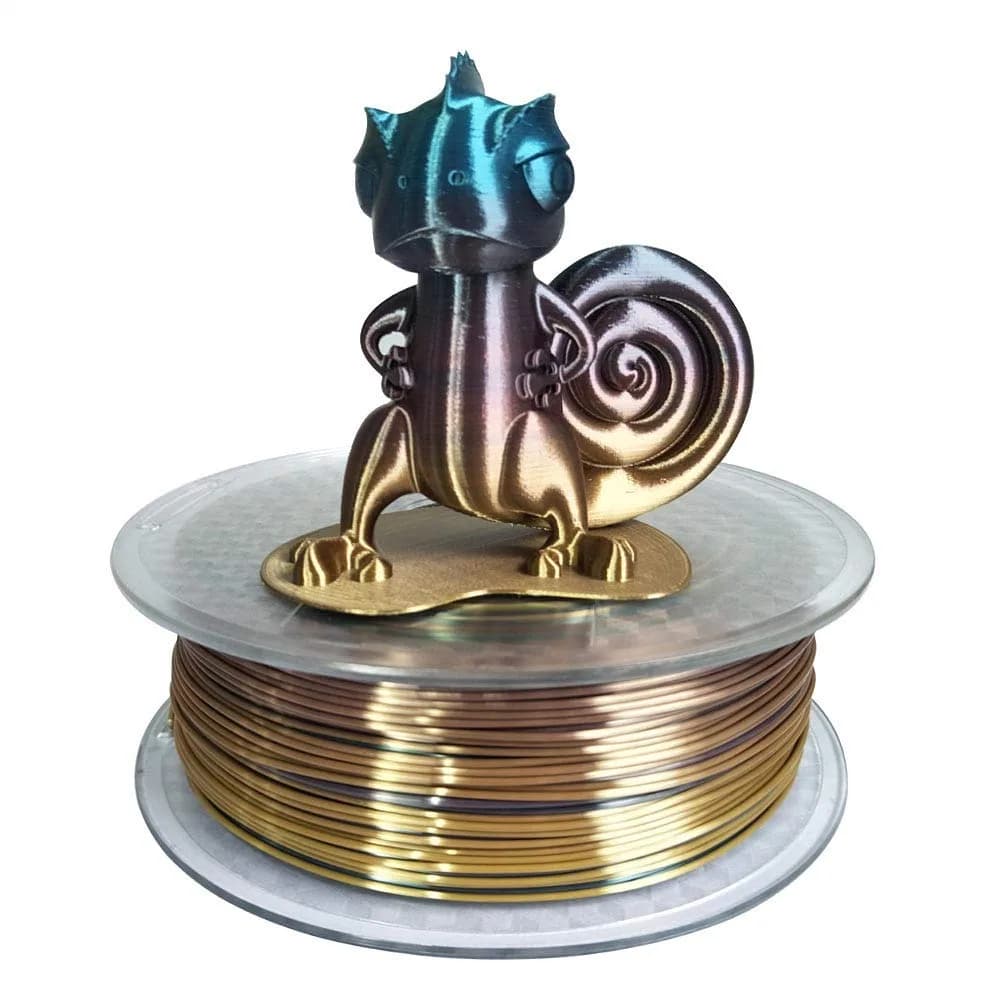 Filamento PLA Seta Arcobaleno 1.75mm 1KG Multicolore Sfumato per Stampante 3D