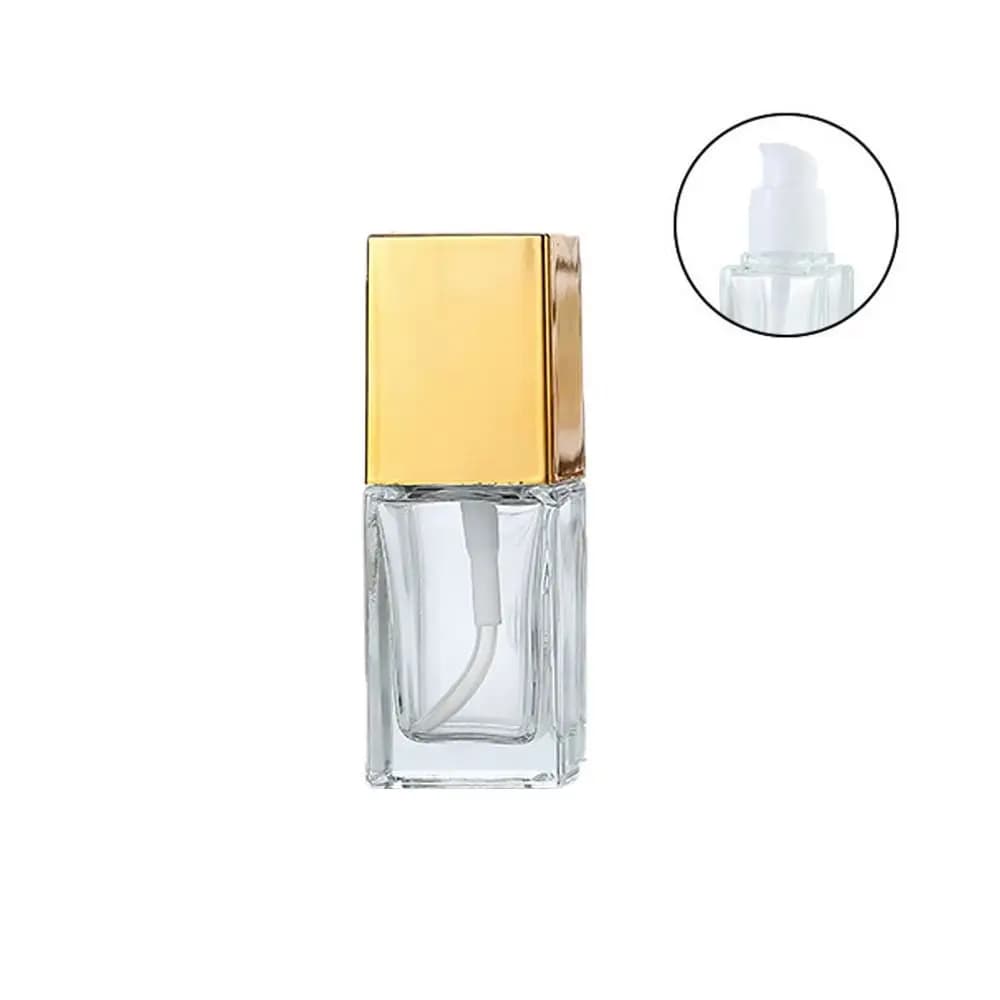 Crema per imballaggio campioni Trucco Mini bottiglia per fondotinta liquido Contenitore cosmetico Bottiglia per pompa per lozione Bottiglia vuota riutilizzabile